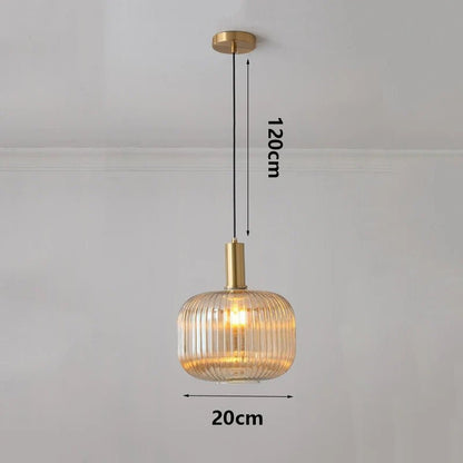 Modern Ring Glass Pendant Light - Decorbites