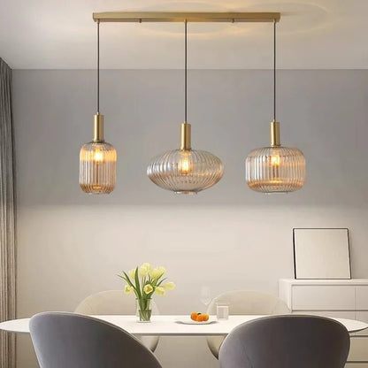Modern Ring Glass Pendant Light - Decorbites