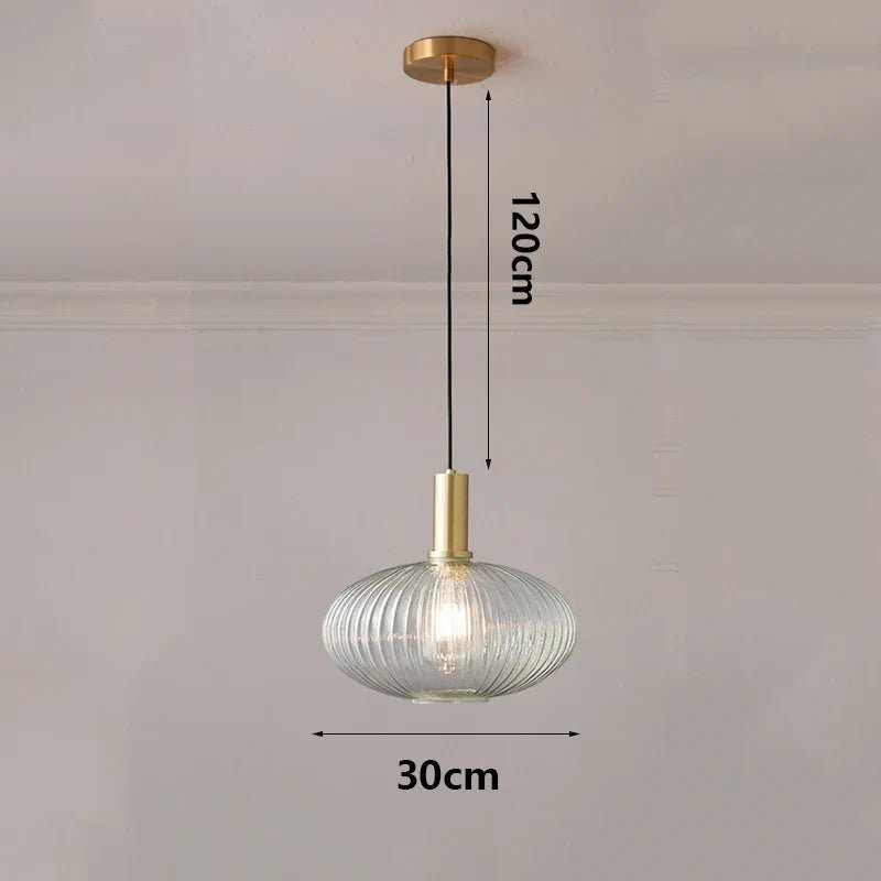 Modern Ring Glass Pendant Light - Decorbites
