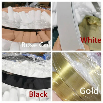 Modern Ring LED Pendant Light in Black or White - Decorbites