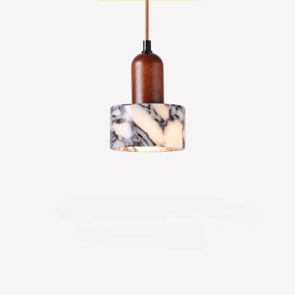 Modern Round Marble Stone Pendant Light - Decorbites