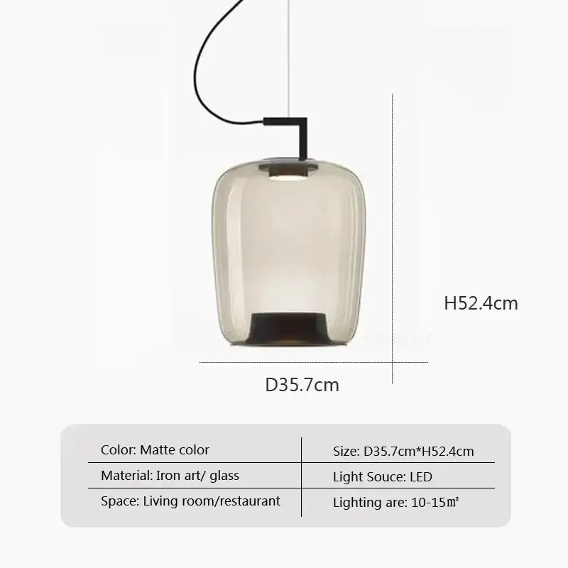 Modern sage green glass pendant lamp set of 3 with matte glass pendant lamp and sleek iron art fixture for dining room
