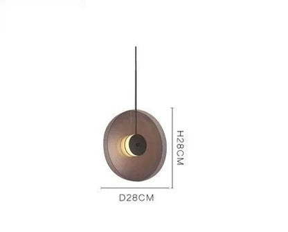 Modern Scandinavian White Glass Bedside Pendant Light - Decorbites