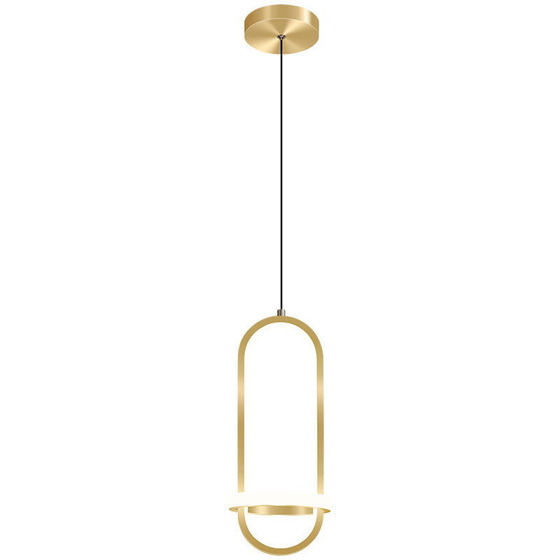 Gold LED Bedside Chandelier