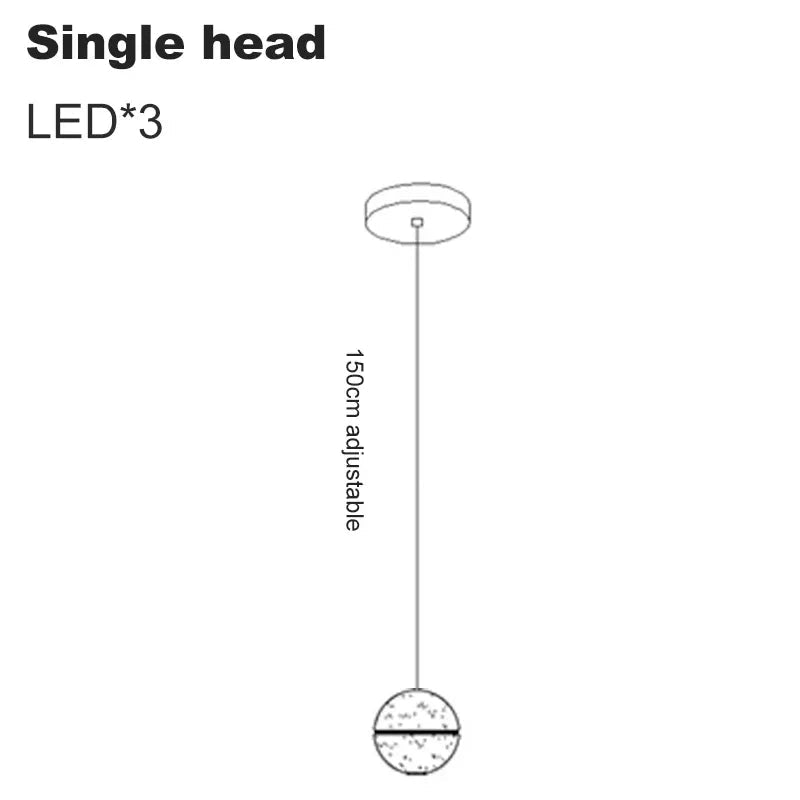 Modern Spiral Crystal Ball Staircase Pendant Chandelier - Decorbites