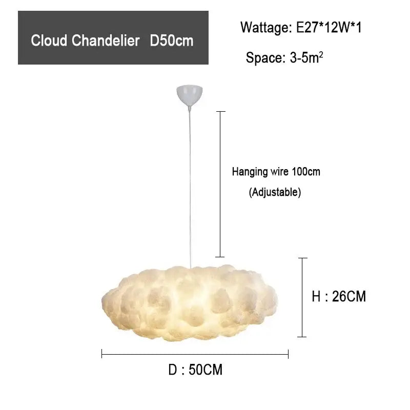 Modern textured white cloud chandelier with a soft puffy surface and adjustable wire by decorbites cloud chandelier