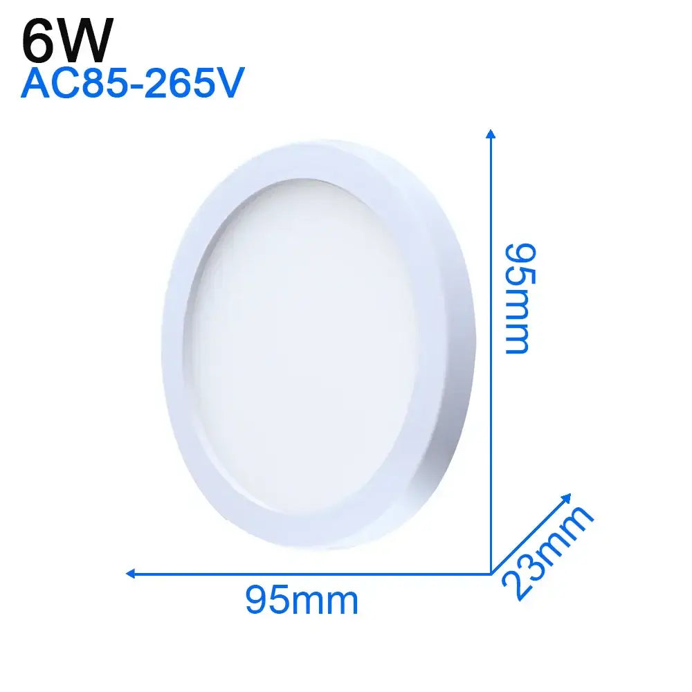 Modern ultra thin white decorbites led ceiling light with 6w power rating for living room decorbites led ceiling light