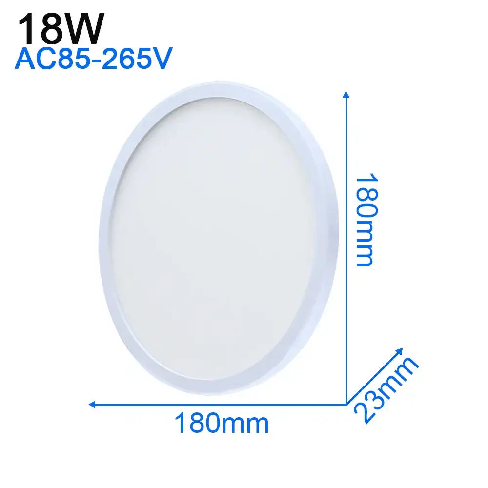 Modern ultra thin white ceiling light led ceiling light by decorbites with 18w power ac85-265v for living room decor