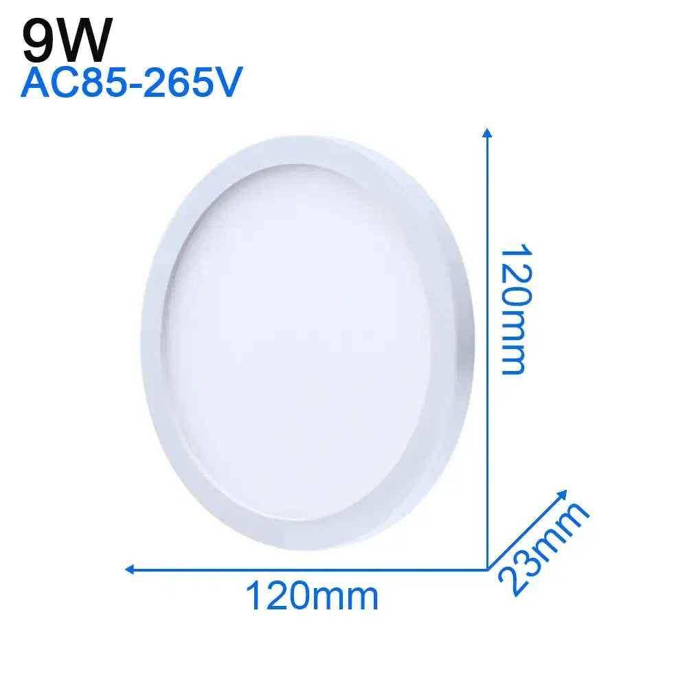 Modern ultra thin white led ceiling light by decorbites with sleek design 120mm diameter for living room decorbites led ceiling