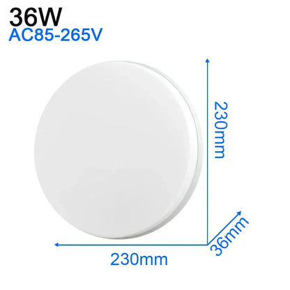 Modern ultra thin white led ceiling light 36w 230mm diameter decorbites led ceiling light for living room decor