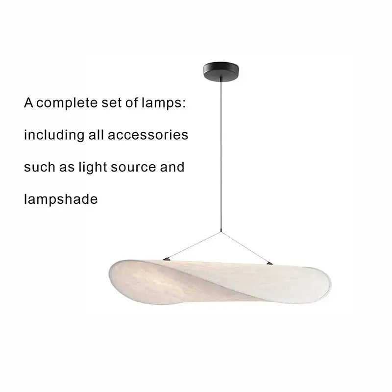 Modern wabi sabi white japanese style pendant lamp with twisted fabric shade and matte black ceiling mount decorbites japanese style
