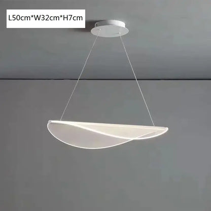Modern white acrylic leaf pendant lights with sleek curved design and thin suspension cords for dining room decorbites acrylic leaf pendant