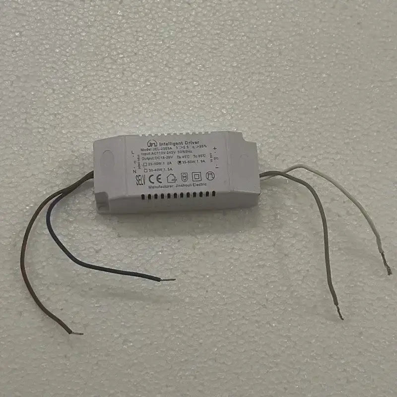 Gray rectangular intelligent led driver with two wires for modern white and gold decorbites circular led pendant light