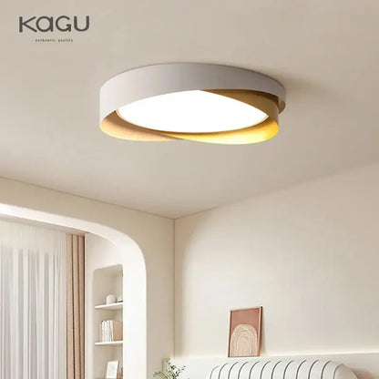 Modern white and black dimmable led chandelier with decorbites dimmable led circular ceiling light featuring gold accent