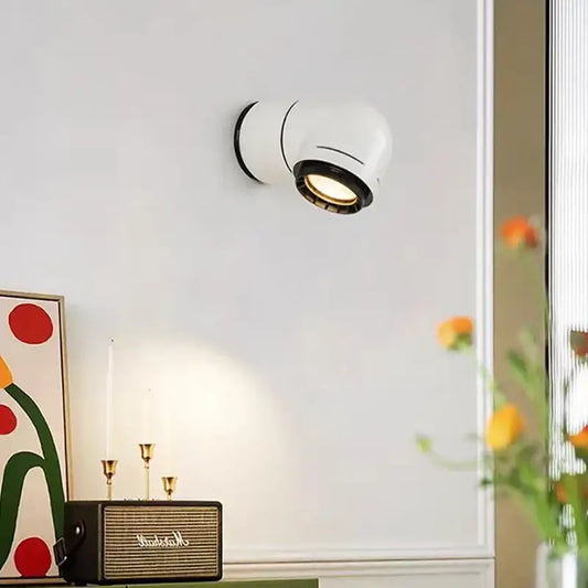 Modern white and black decorbites led wall light with sleek design and black accents for bedroom decorbites led wall