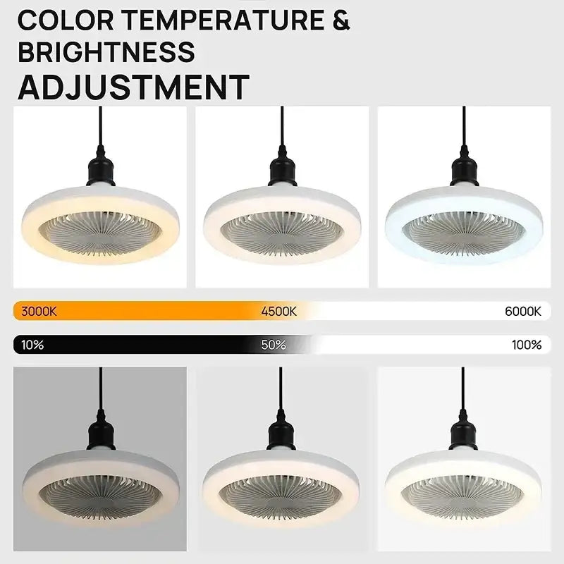Modern white circular ceiling fan with remote control and adjustable light settings ideal for bedroom decorbites ceiling fan