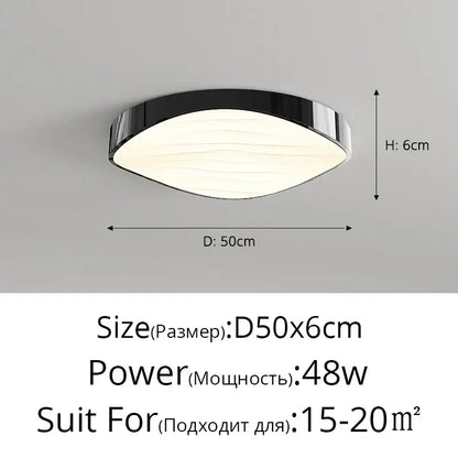 Modern black and white led decorbites circular chandelier with sleek oval design for dining room decorbites circular use
