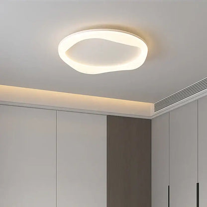 Modern white cloud ceiling light with organic shape and soft diffused glow for bedroom decorbites cloud ceiling illumination