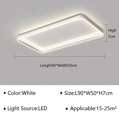 Modern white geometric led ceiling lamp with a sleek slim profile perfect for living room decorbites geometric led ceiling light