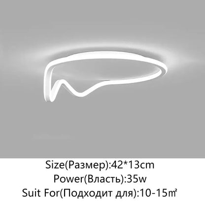 Modern white geometry round led ceiling light with sleek curved design for living room by decorbites geometry round ceiling light
