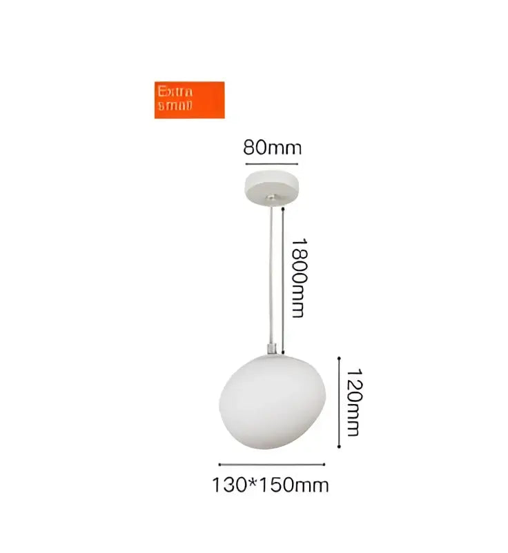 Modern white glass ball led pendant light with frosted glass finish and minimalist design for dining room decorbites glass ball pendant light