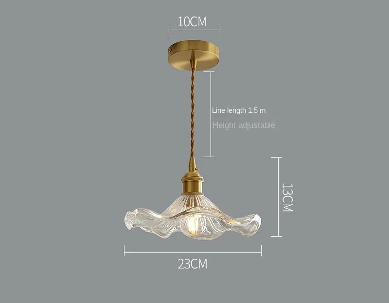 Modern White Glass Flower Pendant Light - Decorbites