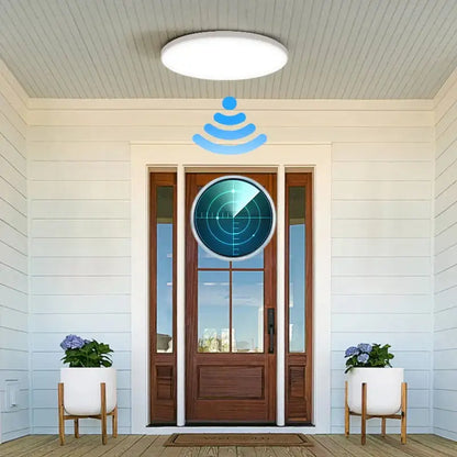 Modern white induction led ceiling light with circular minimalist design ideal for bedroom decorbites induction led lamp