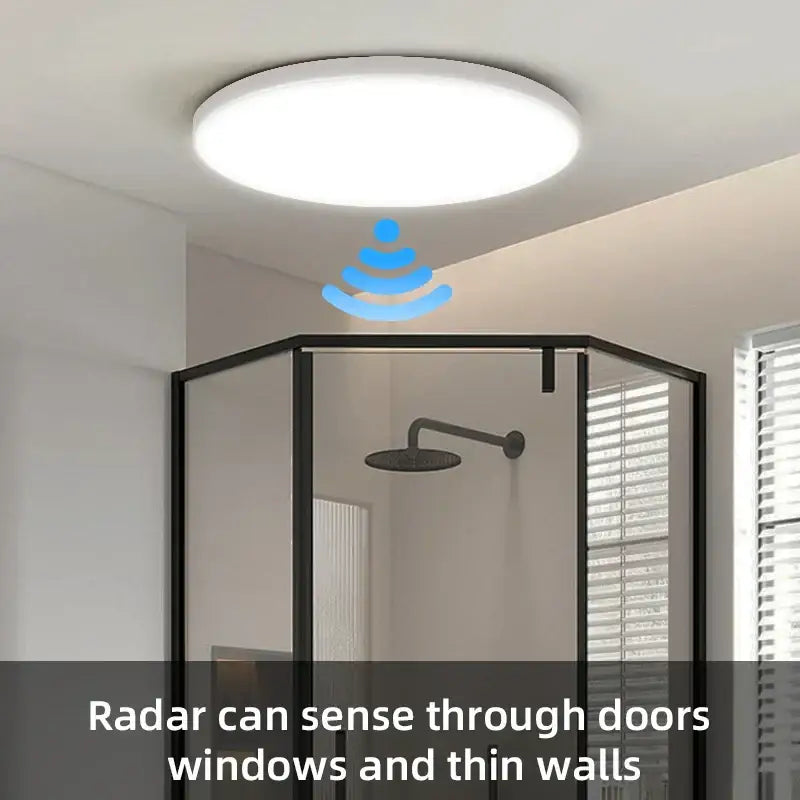 Modern white induction led ceiling light with circular design for bedroom decorbites induction led smart lamp