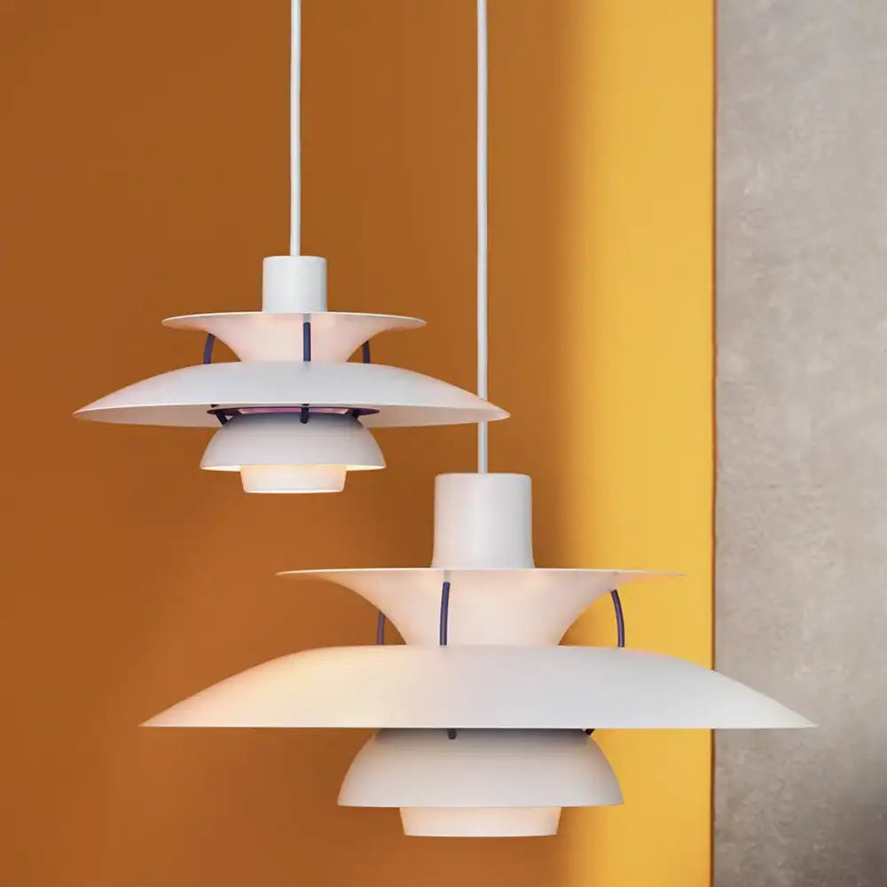 Modern white layered led pendant light with minimalist design perfect for kitchen decorbites pendant light collection