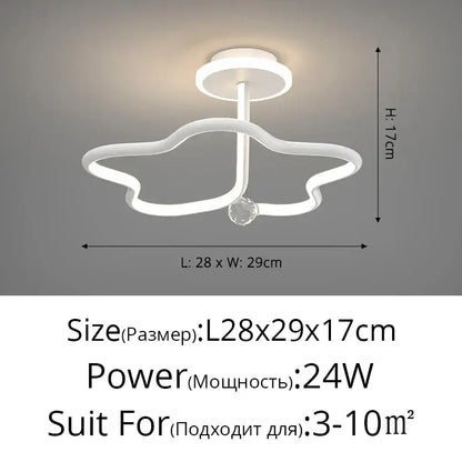 Modern white led ceiling light chandelier with sleek cloud-like design and crystal accent for living room decorbites led ceiling