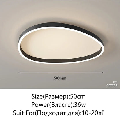 Modern White LED Ring Pendant Chandelier - Decorbites