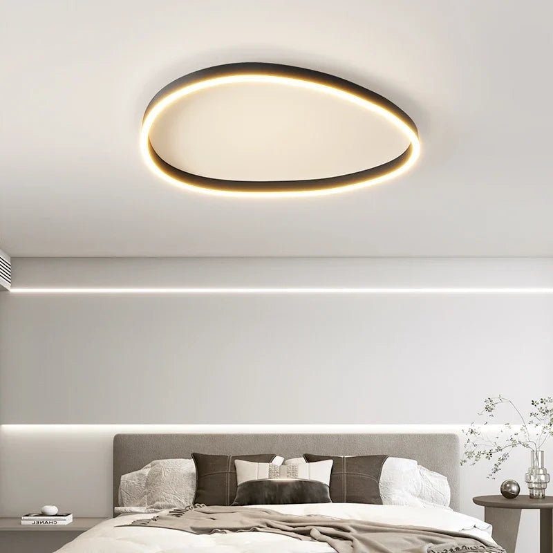 Modern White LED Ring Pendant Chandelier - Decorbites
