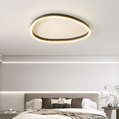 Modern White LED Ring Pendant Chandelier - Decorbites