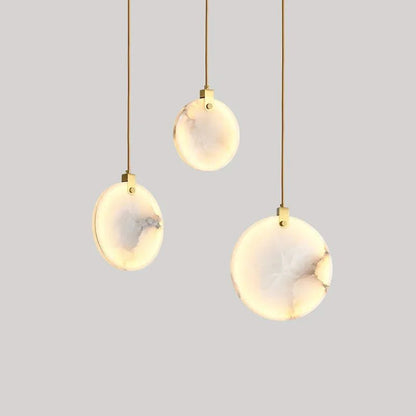 Modern White Marble Pendant Light - Decorbites