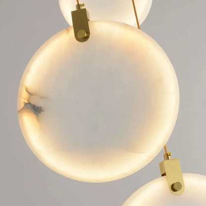 Modern White Marble Pendant Light - Decorbites