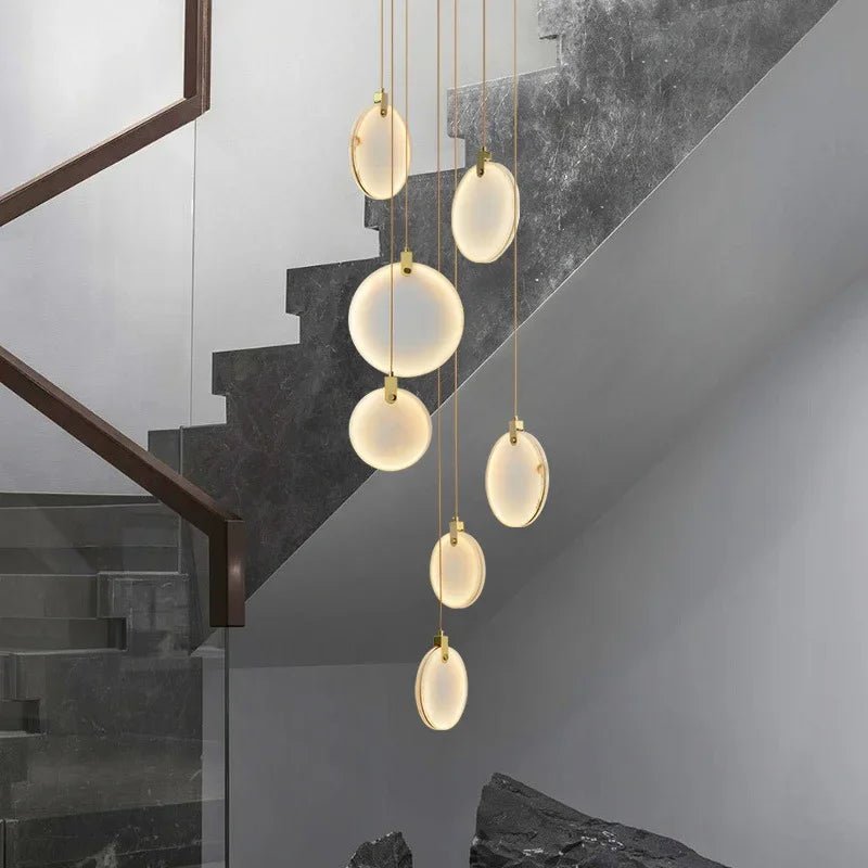 Modern White Marble Pendant Light - Decorbites