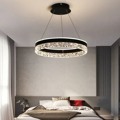 Modern White Ring LED Pendant Light - Decorbites