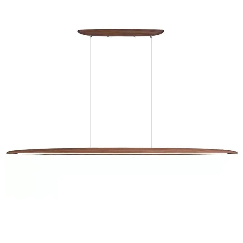 Modern White Wood Linear Pendant Light - Decorbites