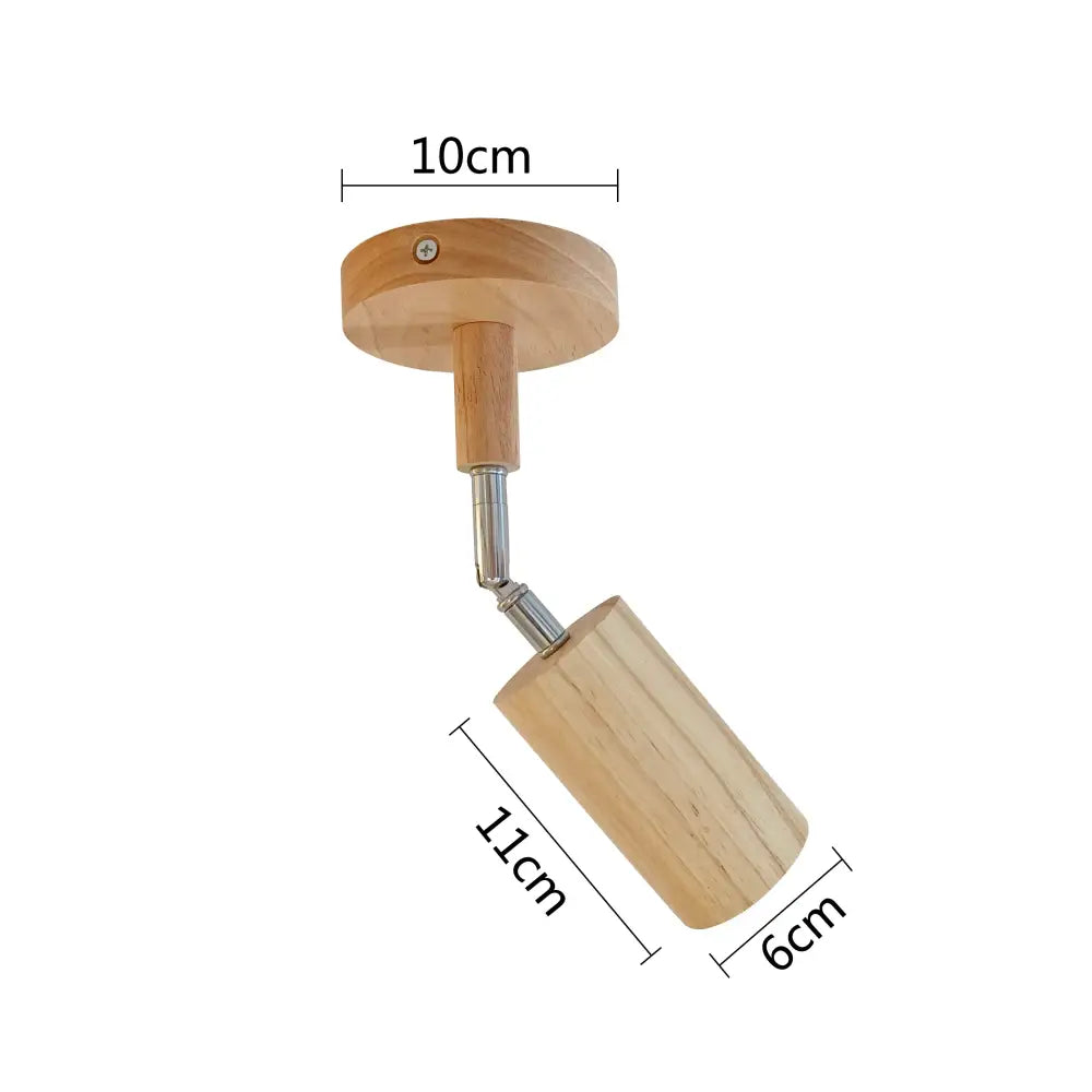 Modern wood 4-light led ceiling lamp with natural wood finish and chrome joints for kitchen track lighting decorbites led ceiling