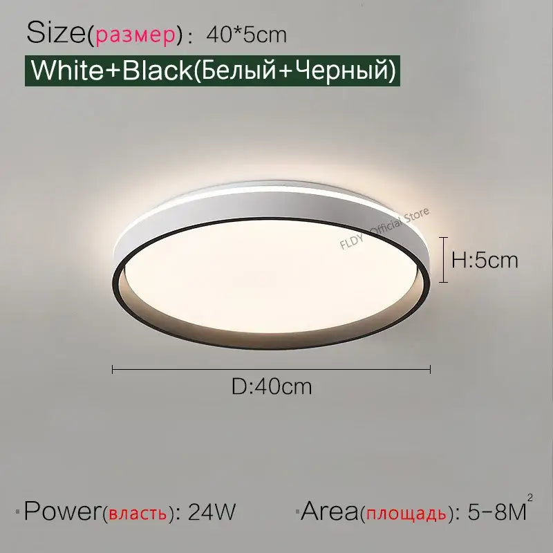 Modern wood led ceiling lamp with white and black frame and integrated led ring for soft ambient lighting decorbites led ceiling