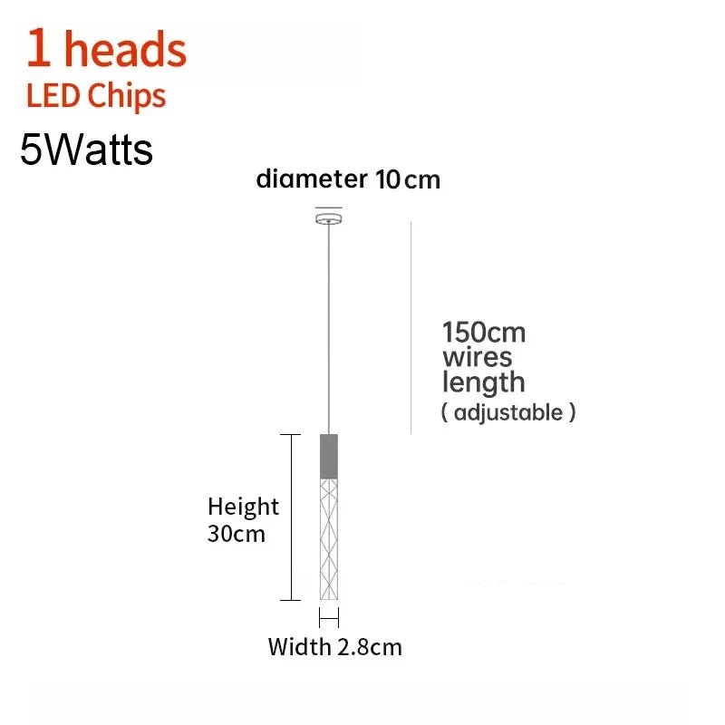 New Staircase Chandelier LED Modern Duplex Loft Spiral Long Chandelier Creative Villa Living Room Bedroom Hanging Crystal Light - Decorbites