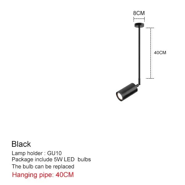Nordic Adjustable Black or Brass Pendant Light - Decorbites