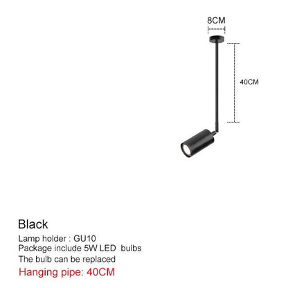 Nordic Adjustable Black or Brass Pendant Light - Decorbites