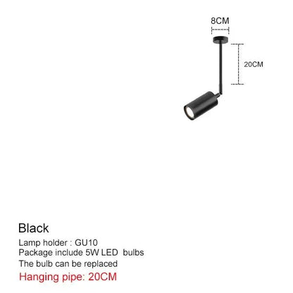 Nordic Adjustable Black or Brass Pendant Light - Decorbites