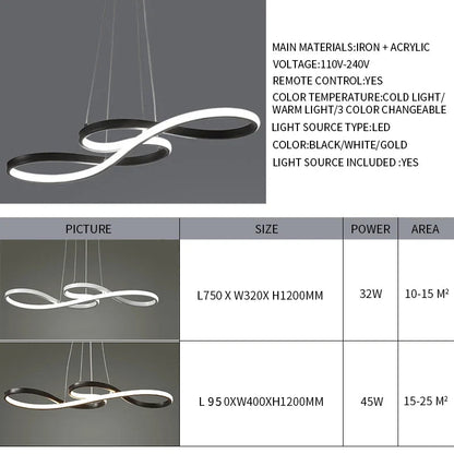 Nordic Aluminum Dimmable Cord Pendant Light - Decorbites