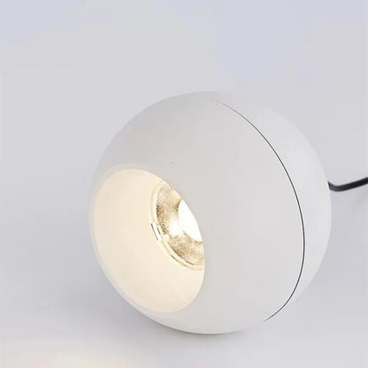 Nordic Ball Pendant Light in Black or White Aluminum - Decorbites