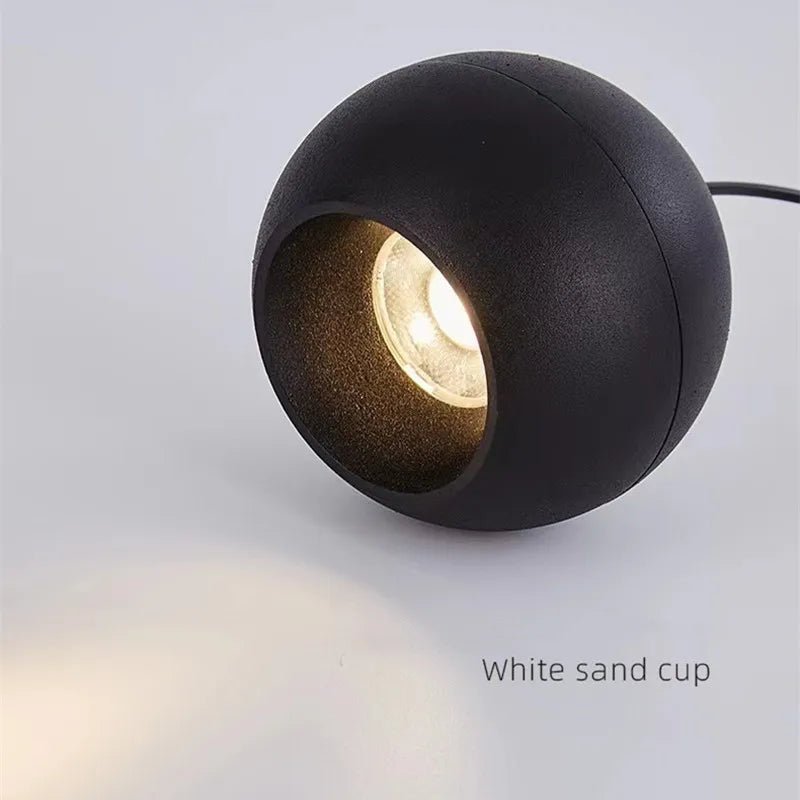 Nordic Ball Pendant Light in Black or White Aluminum - Decorbites