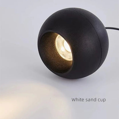 Nordic Ball Pendant Light in Black or White Aluminum - Decorbites