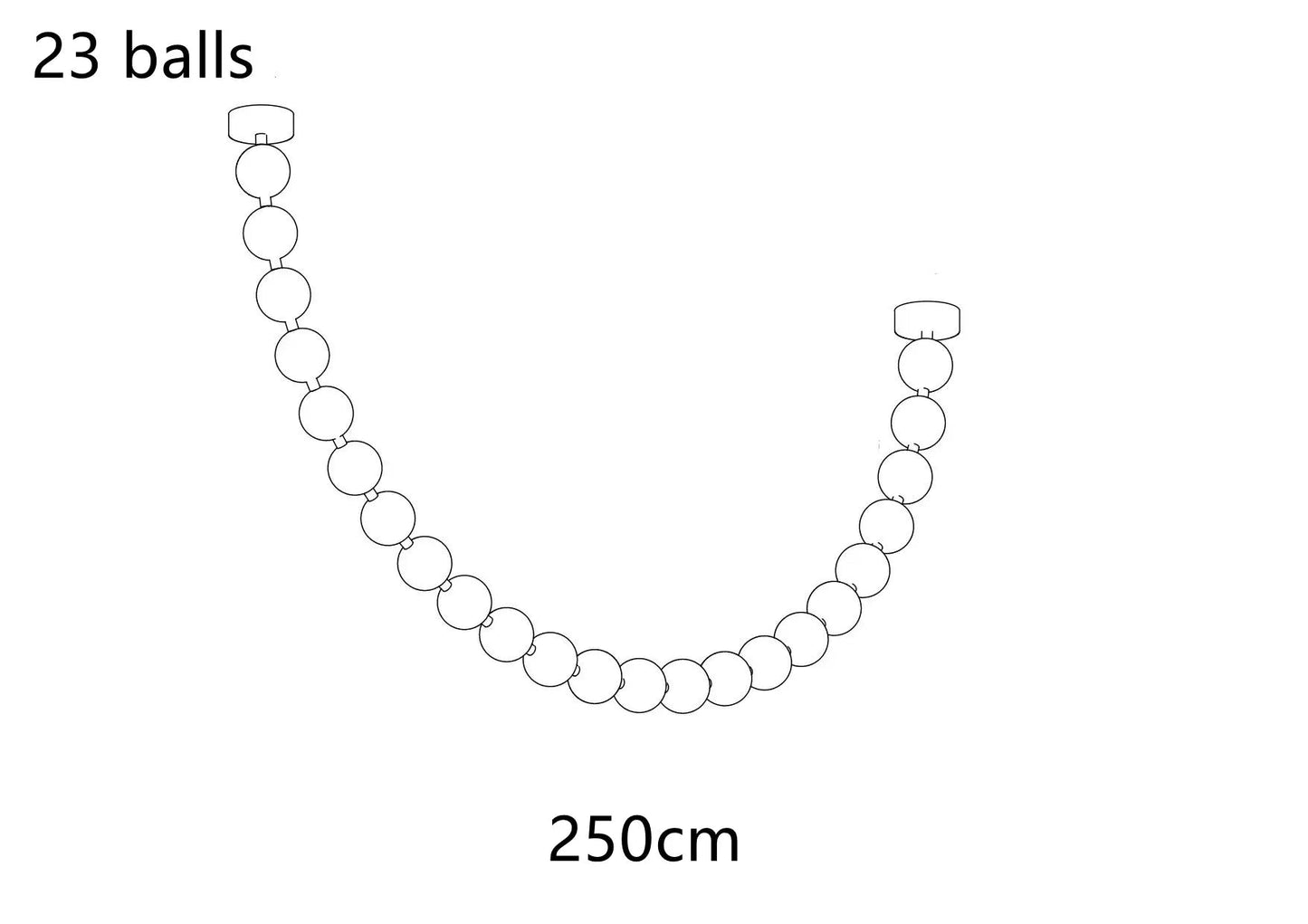 Nordic Beaded Alloy Pendant Light - Decorbites