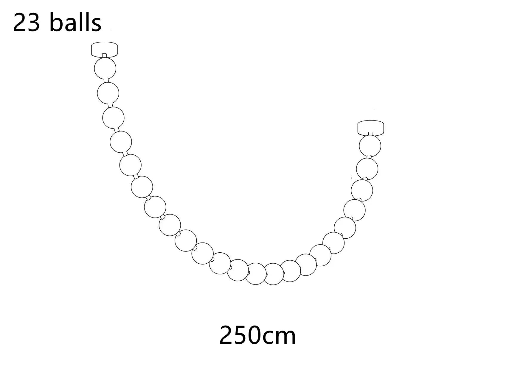 Nordic Beaded Alloy Pendant Light - Decorbites